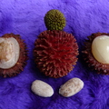 Pulasan Crossection and Seeds