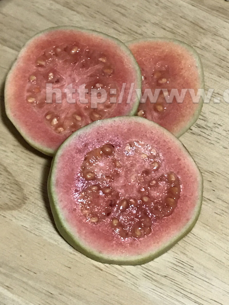 Three Watermelon Guava slices.jpg